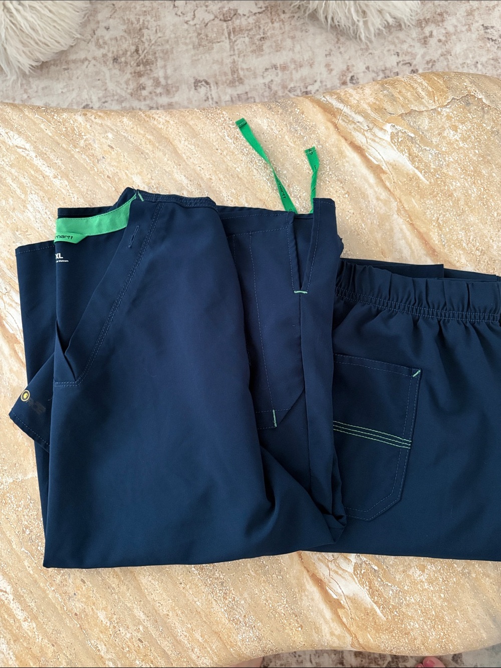 Womenβs Carhartt navy scrubs XL